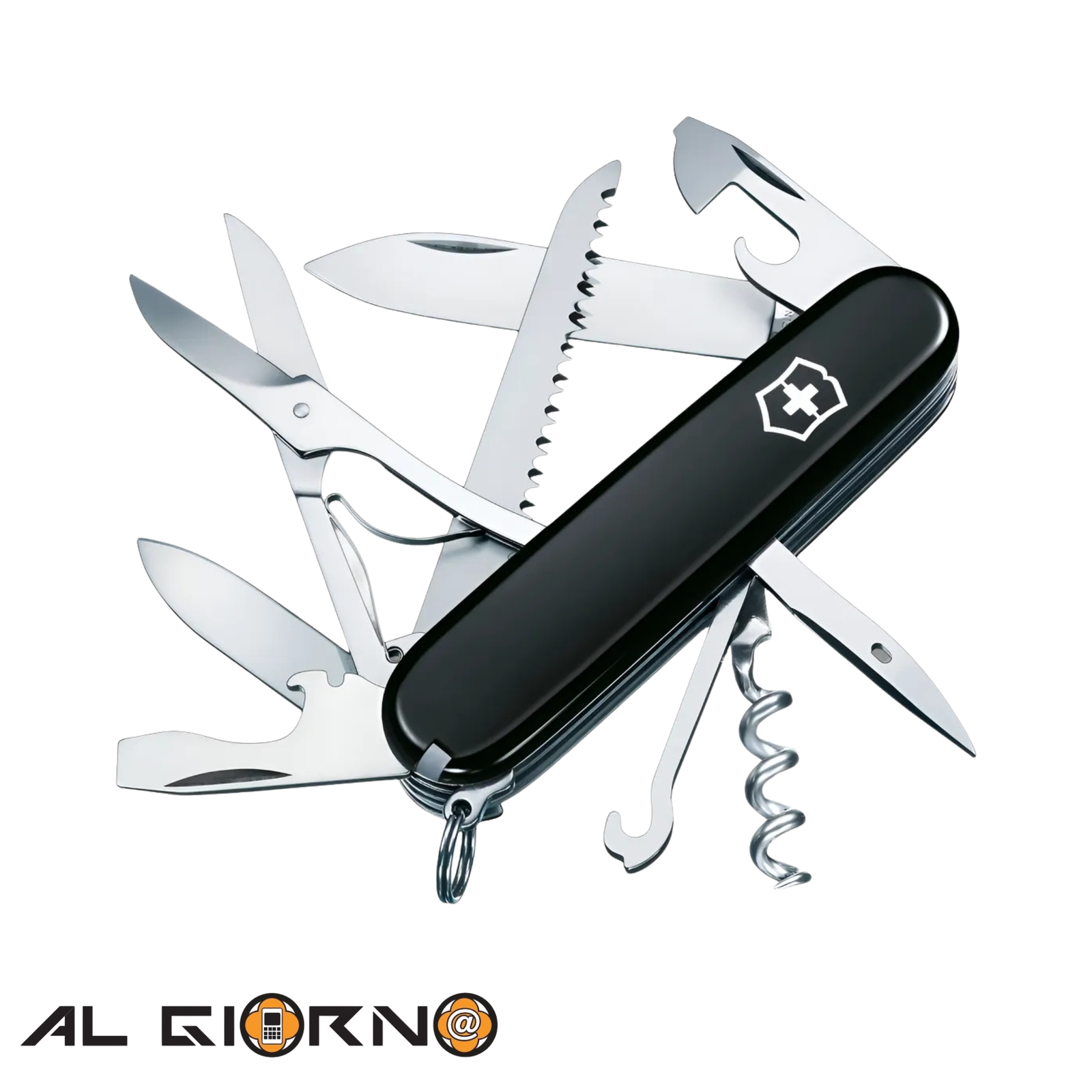 AG0106_IMG_0 Navaja Victorinox Huntsman Negro De 15 Funciones - Imagen 1
