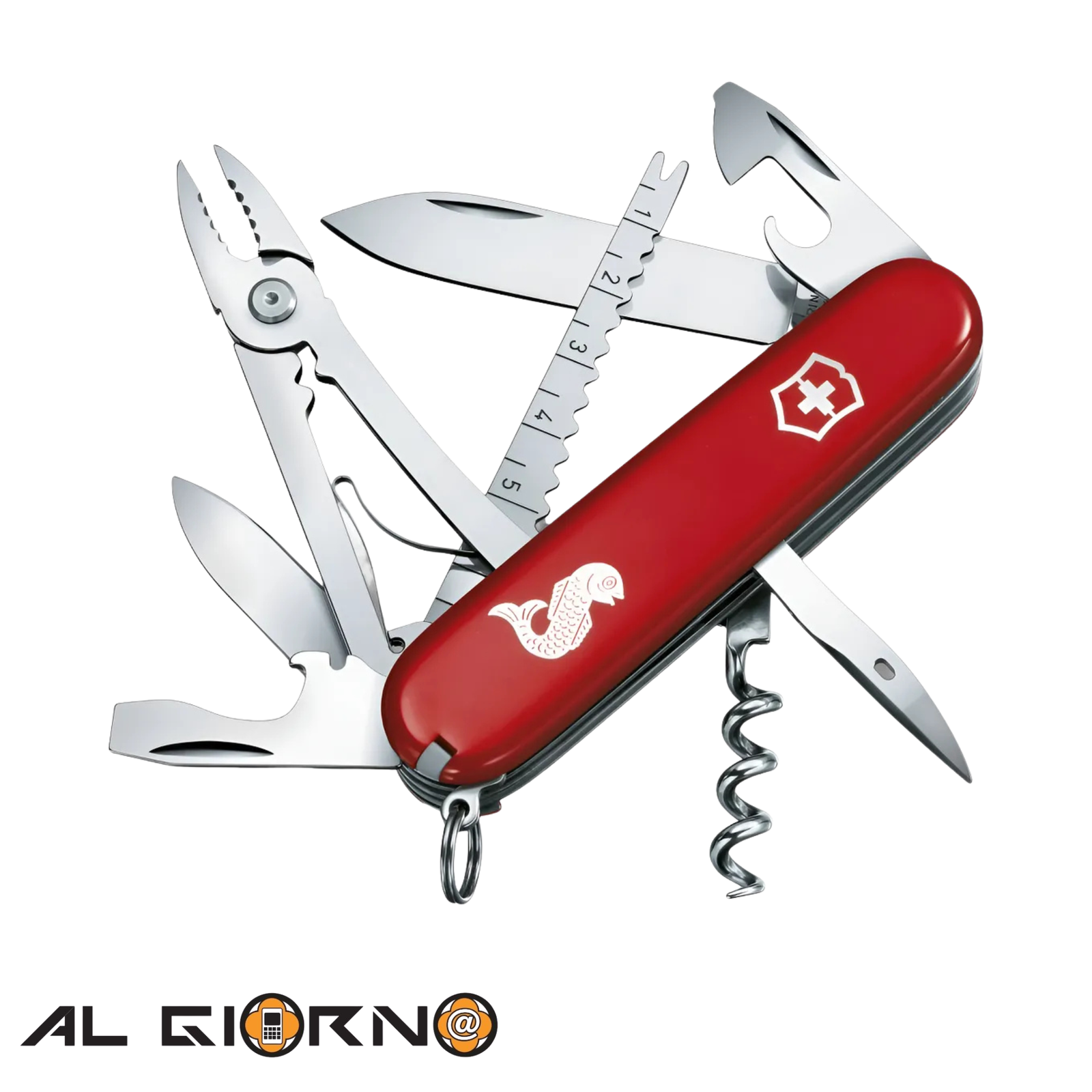 AG0110_IMG_0 Navaja Victorinox Angler Roja De 19 Funciones - Imagen 1