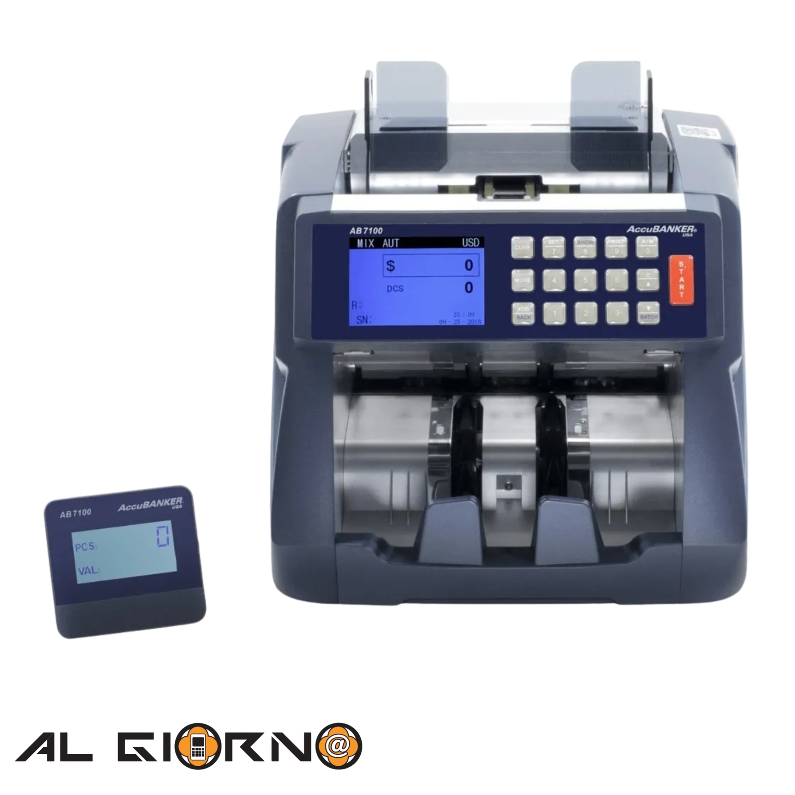 AG2035_IMG_0 Detector De Billetes Falsos Accubanker AB7100 Denominacion y Serial - Imagen 1