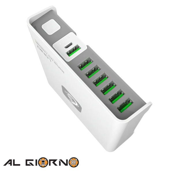 Cargador De Escritorio Ldnio A6802 Power Bank De Emergencia