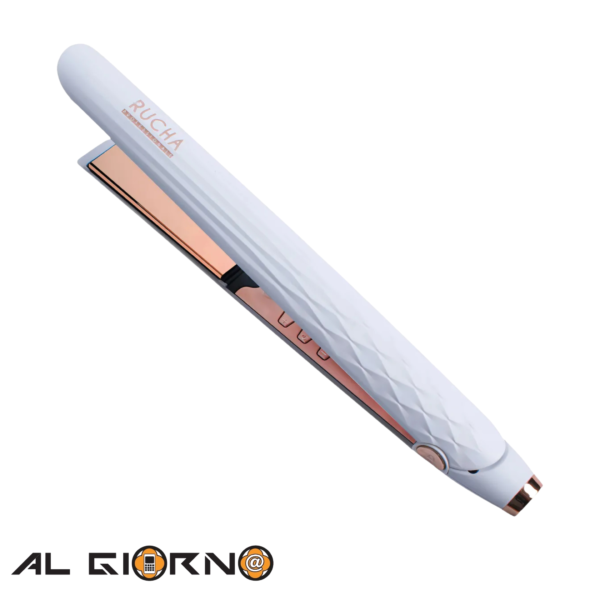 Plancha De Cabello Rucha 1" Placa Titanio Argan Deluxe