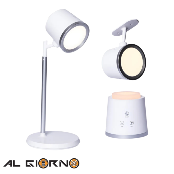 Lámpara Led De Escritorio Astra Multifuncional Recargable