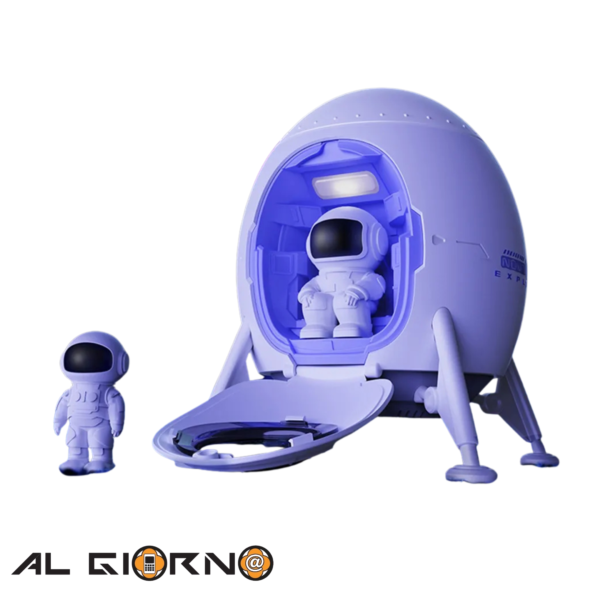 Proyector De Galaxia 2 Astronautas + Corneta Audio Bluetooth XO-CF38