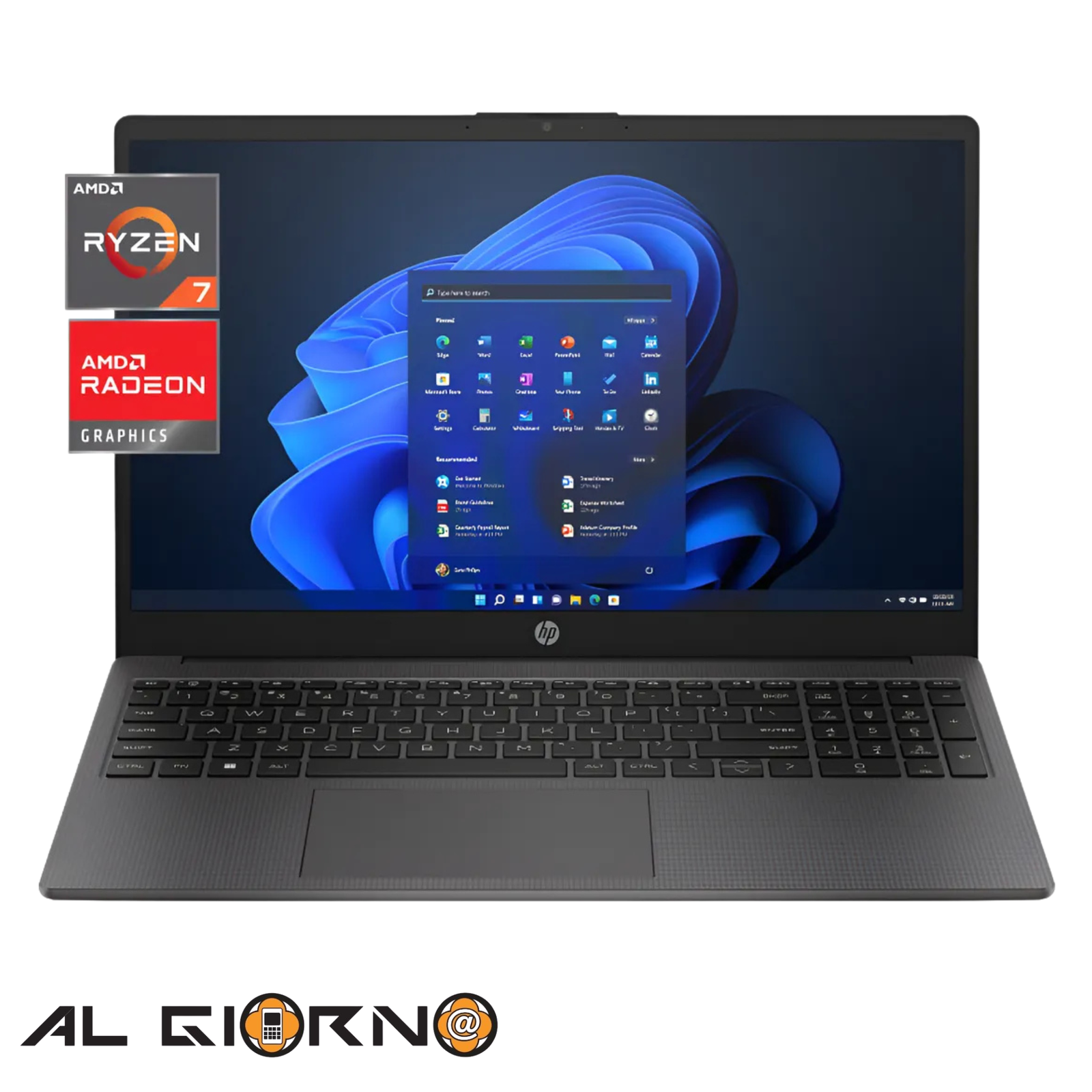 AG4443_IMG_0 Laptop HP Ryzen 7 512GB SSD 16GB RAM 15.6" FHD 255 G10 - Imagen 1