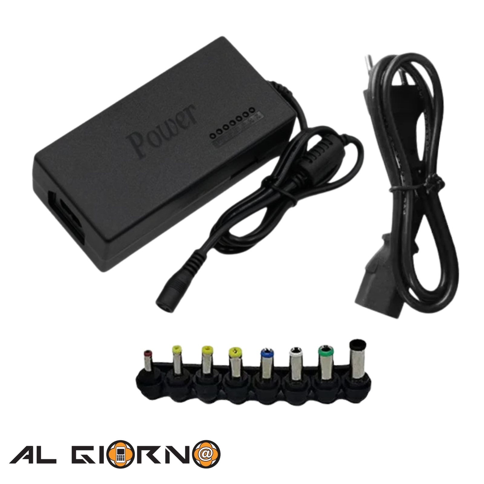 AG4527_IMG_0 Cargador Universal Para Laptop 8 Puntas 100W 12V-24V - Imagen 1