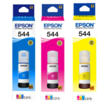 Kit 3 Pack Tinta Impresora Epson T544 Cyan / Magenta / Amarillo - Imagen 2