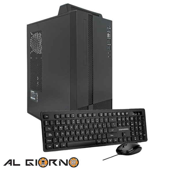 PC De Escritorio Compaq 512GB SSD 8GB Ram i3-12100 + Combo