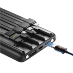 Powerbank 4 En 1 Lightning/ Usb C/ Micro Usb/ Usb A/10000 mAh - Imagen 2