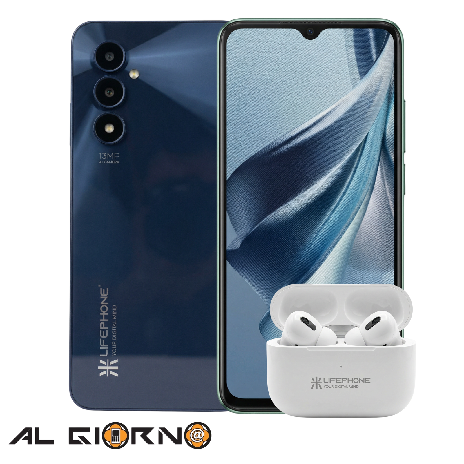 AG4760_IMG_0 Lifephone World 4G 64GB 4+10GB Ram Dual Sim + Audífonos - Imagen 1