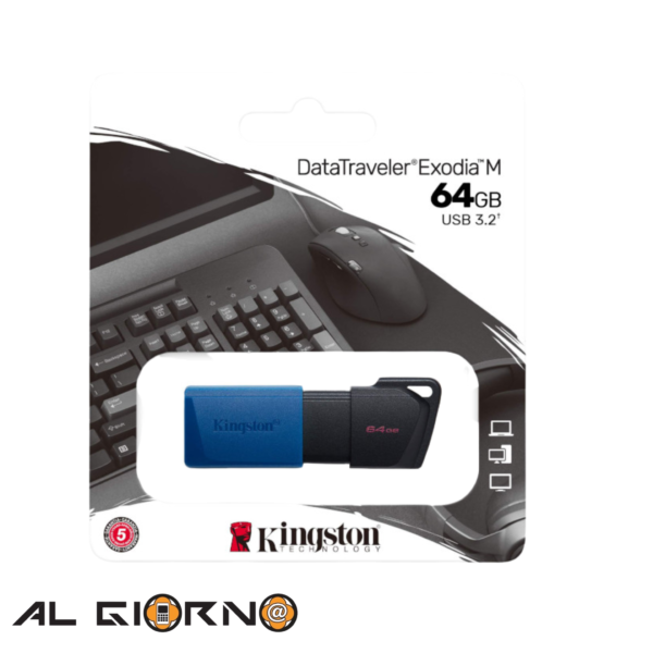Pendrive 64GB Kingston Exodia M USB 3.2