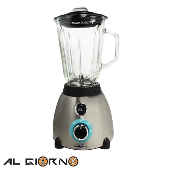 Licuadora Salcar Cromada V/Vidrio 2V 500W