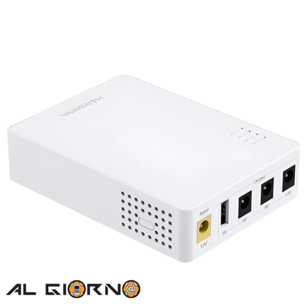 Mini UPS Marsriva KP3 10000mAh 3 Salidas DC + 1 USB Respaldo