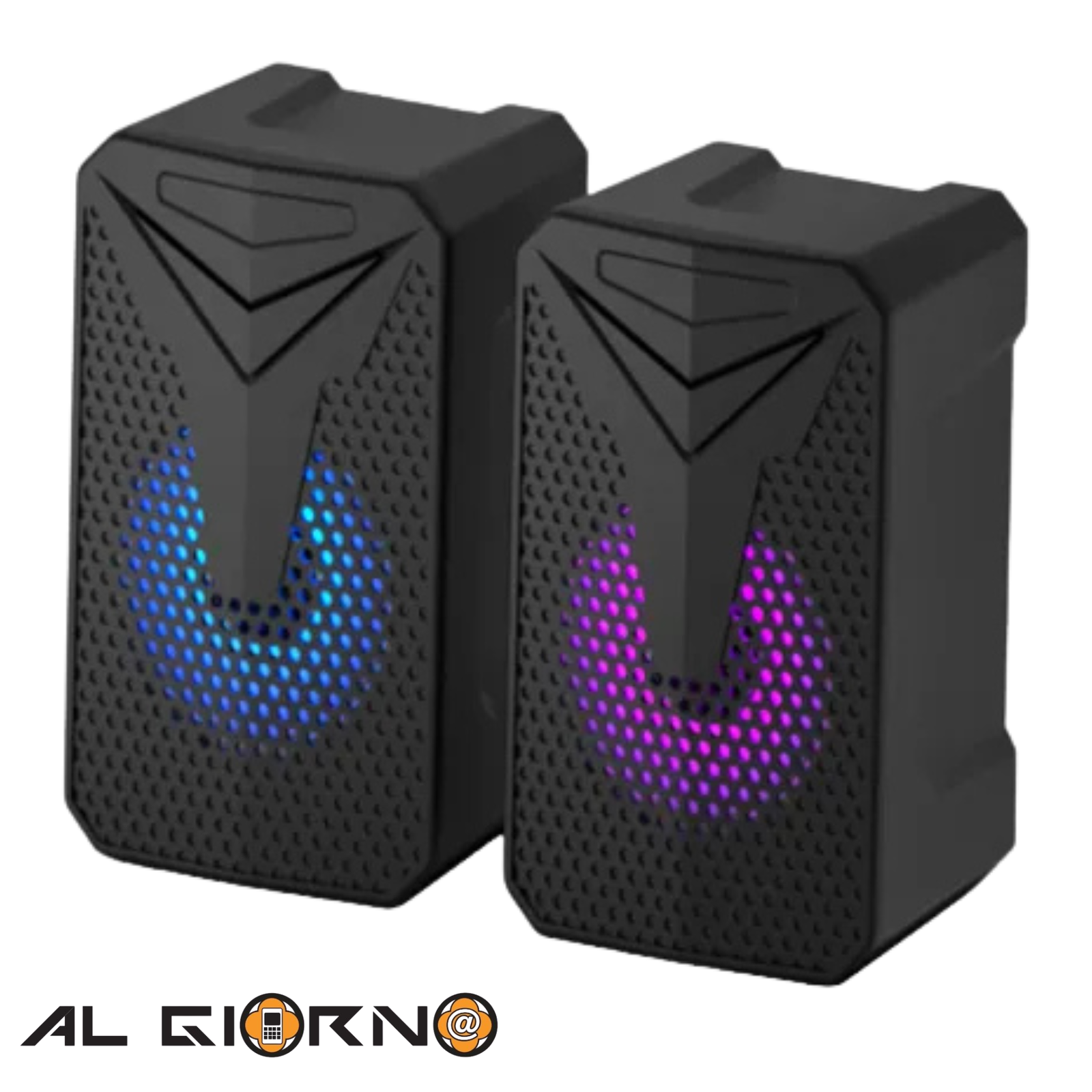 AG9706_IMG_0 Corneta Dual Para Pc Alambrico Usb + 3.5mm Yst-1054 - Imagen 1