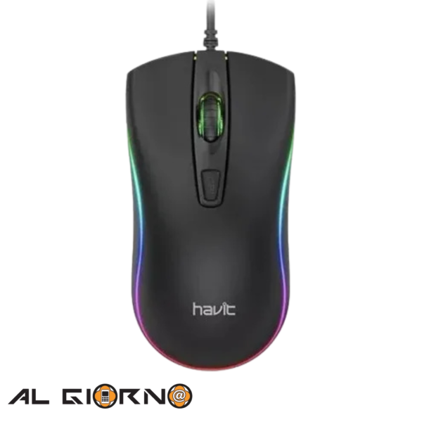 Mouse Gaming Luces Rgb Alambrico Havit Ms72